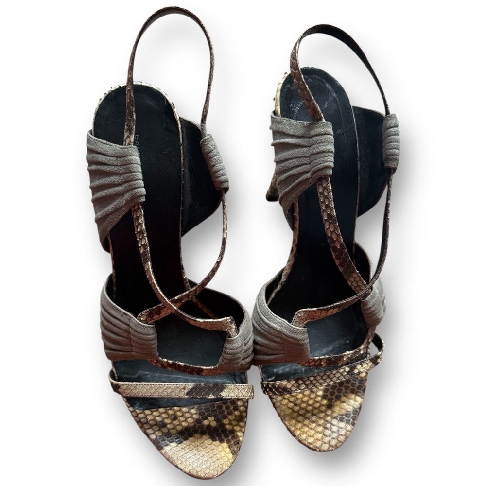 Balenciaga Python Heels - image 2